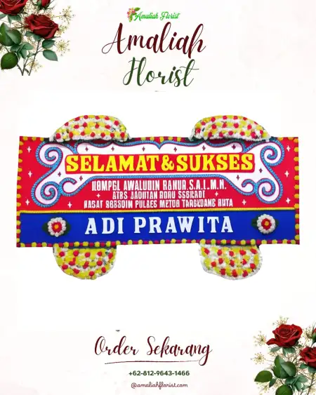 Papan Bunga Ucapan Selamat Cimaranten